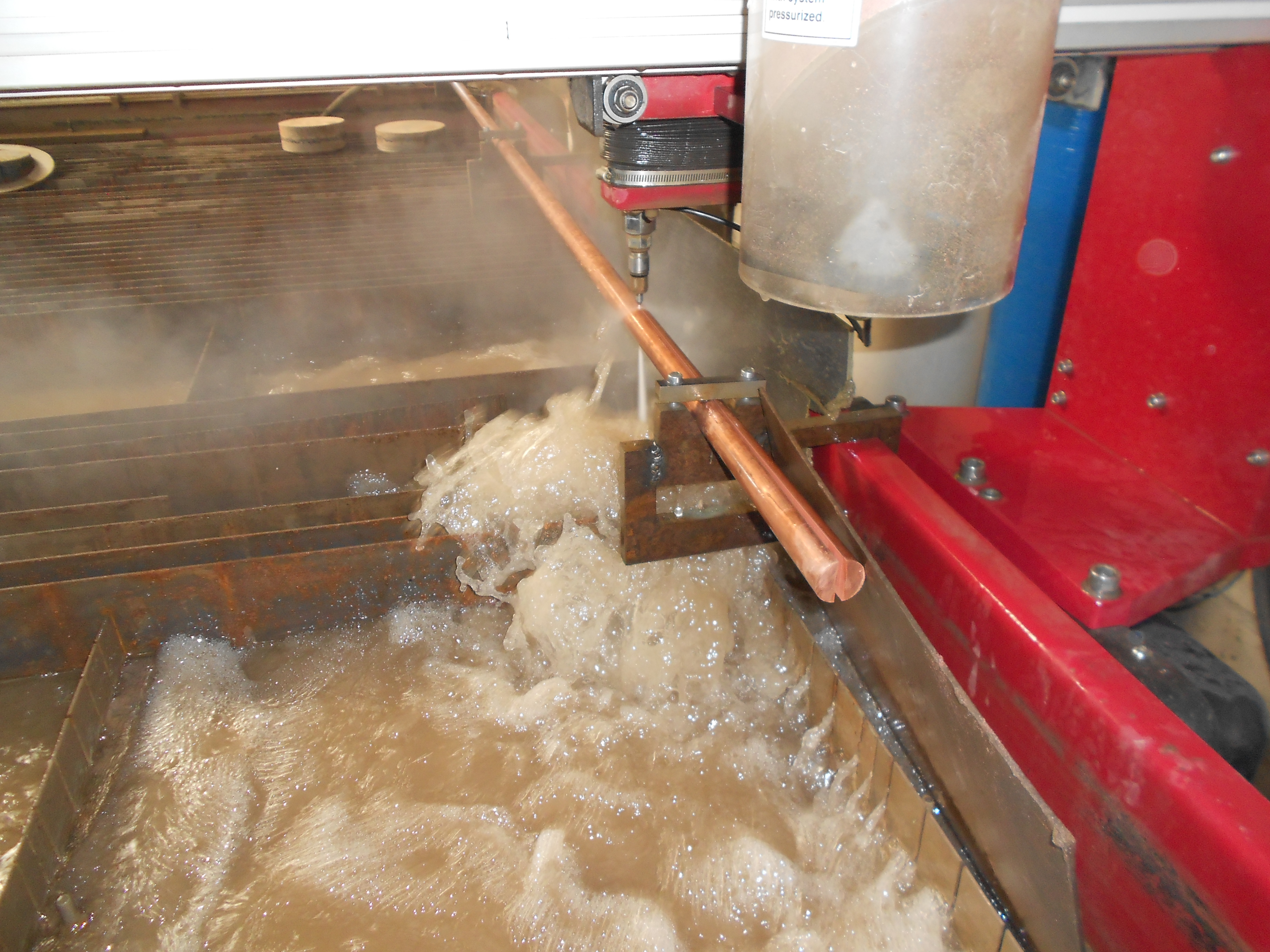 Debitare waterjet
